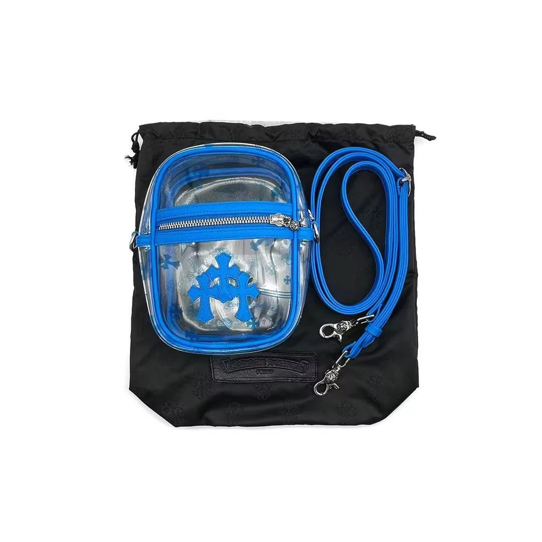 Triple Cross Taka Bag Transparent/Blue